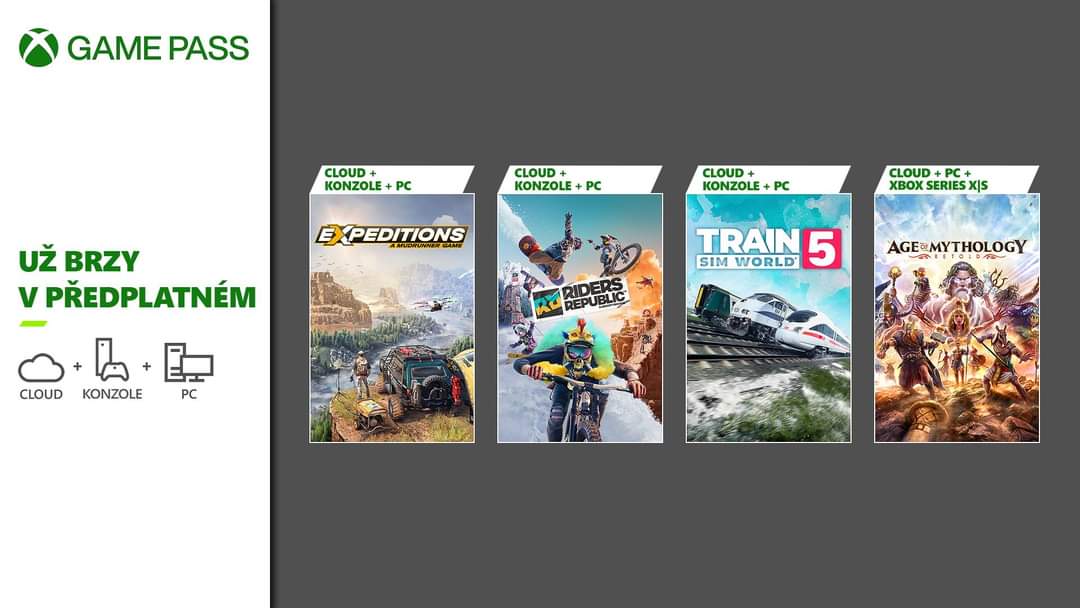 Do Xbox Game Pass brzy dorazí další hry